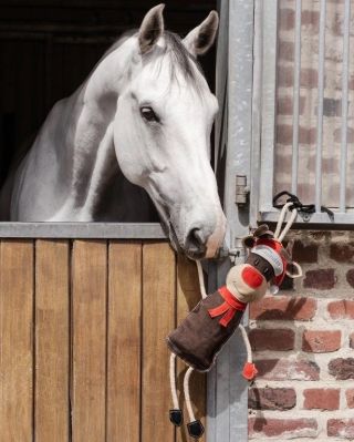 🎄 18. deň adventného kalendára Keď sa kôň začne nudiť, prichádza na scénu Rudi 🦌🐴 Waldhausen Rudi – hračka do boxu Mäkký...